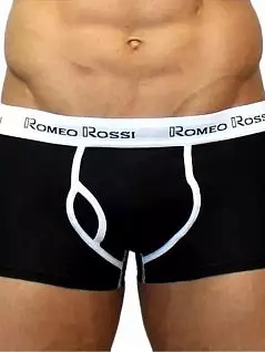 Набор боксеров на заниженной посадке (5шт) черного цвета Romeo Rossi RT365-025